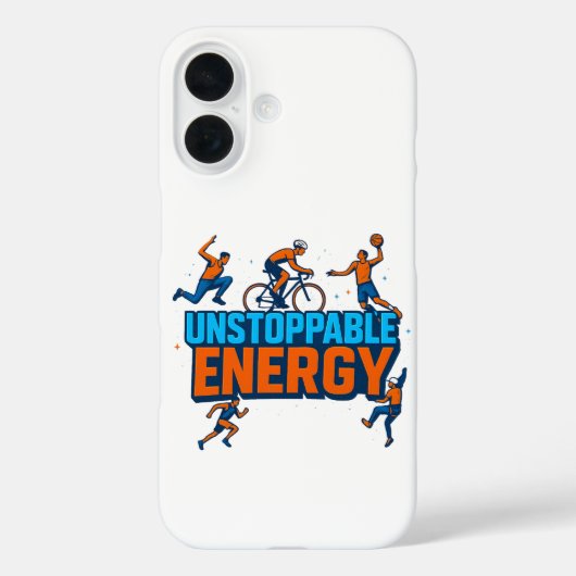Feestelijke sportmotivatie - Telefoon Wallpaper Case-Mate iPhone Case (Achterkant)