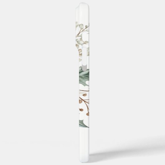 Feestelijke sprankelende kerstbloem Case-Mate iPhone case (Achterkant / Links)