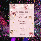 Feestelijke Sprookjes Uitnodiging voor Kinderen