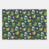 Feestelijke St. Patrick's Dag  Inpakpapier Vel (Voorkant 2)