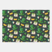 Feestelijke St. Patrick's Dag  Inpakpapier Vel (Voorkant)