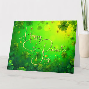 Feestelijke St. Patrick's Dag Wensen Kaart