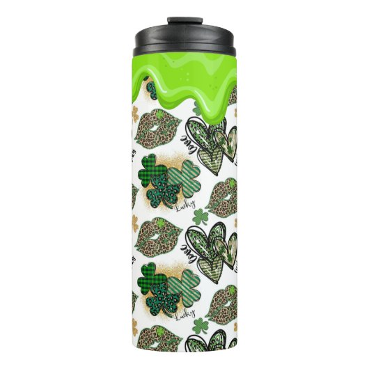 🍀 Feestelijke St. Patrick's Day Design 🍀 Thermosbeker (Voorkant)