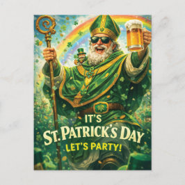 Feestelijke St. Patrick's Day-feestillustratie  Briefkaart