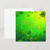 Feestelijke St. Patrick's Day Groeten (Voorkant / Achterkant)