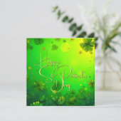 Feestelijke St. Patrick's Day Groeten (Staand voorkant)