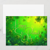 Feestelijke St. Patrick's Day Groeten (Voorkant / Achterkant)