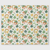 Feestelijke St. Patrick's Day inpakpapier (Vlak)