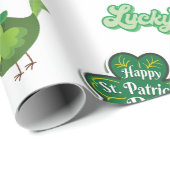 Feestelijke St. Patrick's Day inpakpapier (Rol Hoek)