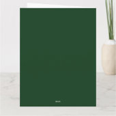 Feestelijke St. Patrick's Day Kabouter Groet Kaart (Achterkant)