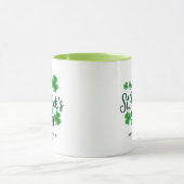 Feestelijke St. Patrick's Day met Shamrock-rand Mok (Midden)