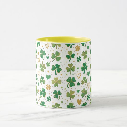 Feestelijke St. Patrick's Pattern Mok (Midden)