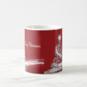 Feestelijke Ster Chique Kerstmis Evergreen Koffiemok (Center)