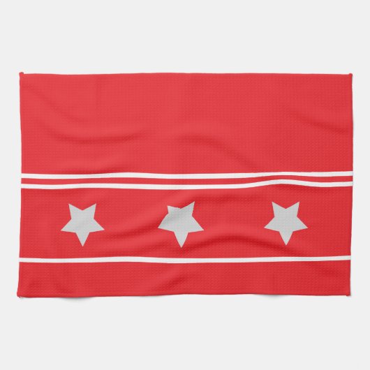 Feestelijke Ster Theedoek (Horizontaal)