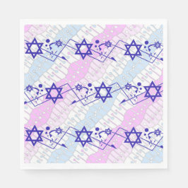 Feestelijke ster van David Ribbon Servetten
