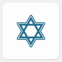 Feestelijke ster van David Sticker