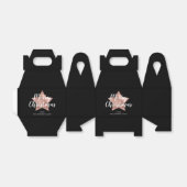 Feestelijke ster Vrolijk Kerstfeest Bedankdoosjes (Uitgevouwen)