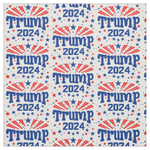 Feestelijke sterren Donald Trump 2024 Vrouwen Meis Stof