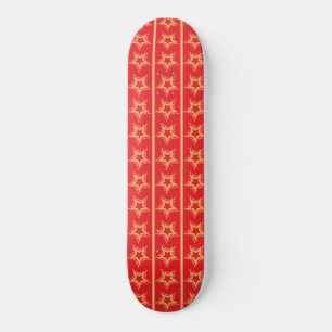 feestelijke sterren rode Skateboard