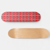 feestelijke sterren rode Skateboard (Horizontaal)