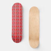 feestelijke sterren rode Skateboard (Voorkant)