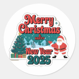 Feestelijke Stickers, eindeloos plezier: Gelukkig Ronde Sticker