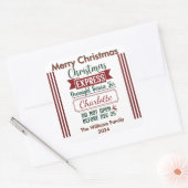 Feestelijke Stickers voor een kleurrijke kerst (Envelop)