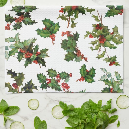 Feestelijke stijl Holly Theedoek (Gevouwen)