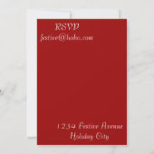 feestelijke straling kaart (Achterkant)