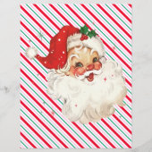 Feestelijke streep KerstmisGeheime Kerstman vragen (Achterkant)