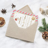 Feestelijke streep Nice List Certificaat Folie Kaa Folie Uitnodiging