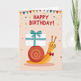 Feestelijke Strikdas Schelpkaart Kaart