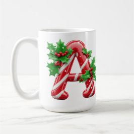 Feestelijke Suikerstok Letter Koffiemok