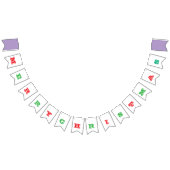 Feestelijke Swallow Tail Bunting Vlaggen Vrolijk K Vlaggetjes (Alle)