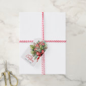 Feestelijke Sweet Candy Canes Vrolijk Kerstfeest Cadeaulabel (Met Touw)