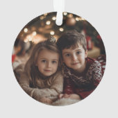 Feestelijke Sweet Candy Canes Vrolijk Kerstfeest Ornament (achterkant)