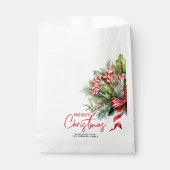 Feestelijke Sweet Cany Canes Merry Christmas Custo Bedankzakje (Voorkant)