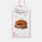 Feestelijke taart kunst Kerstcadeau labels Cadeaulabel (Voorkant)