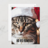 Feestelijke Tabby Feestdagenkaart (Voorkant / Achterkant)