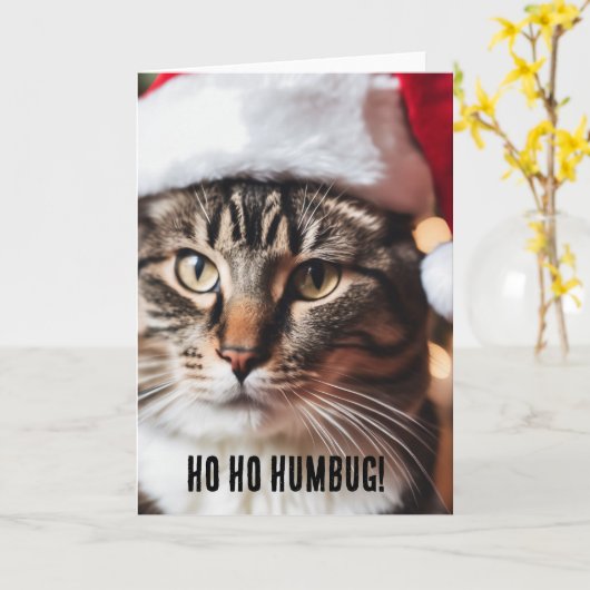 Feestelijke Tabby Kaart (Gele Bloem)