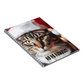 Feestelijke Tabby Notitieboek (Rechterzijde)