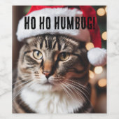 Feestelijke Tabby Wijn Etiket (Enkel label)