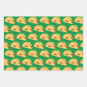 Feestelijke Taco Inpakpapier Set Vel (Voorkant)