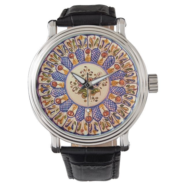 Feestelijke Talavera Cinco Horloge (Voorkant)