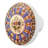 Feestelijke Talavera Cinco Keramische Knop (Rechts)