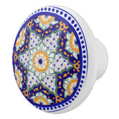 Feestelijke Talavera Ocho Keramische Knop (Rechts)