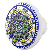 Feestelijke Talavera Siete Keramische Knop (Rechts)