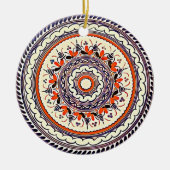 Feestelijke Talavera Uno Keramisch Ornament (Voorkant)