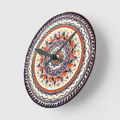 Feestelijke Talavera Uno Ronde Klok (Hoek)