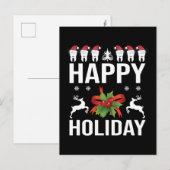 Feestelijke tandartspraktijk Kerstmis Feestdagenkaart (Voorkant / Achterkant)